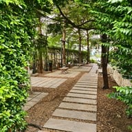 บรรยากาศ Pareto Cafe' พาเรโต้ คัฟเฟ่ หน้าโรงเรียนอนุบาลปทุมธานี