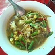 เมนูของร้าน ร้านป้านอม อาหารทะเล อาหารตามสั่ง