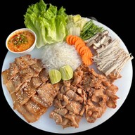 ⭐️หมูเกาหลีย่างให้ น้ำจิ้มเด็ด👍,กระเพาเดอะแกรนด์พระราม 2 ⭐️หมูเกาหลีย่างให้ น้ำจิ้มเด็ดกระเพา เดอะแกรนด์พระราม 2
