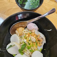 เมนูของร้าน ก๋วยเตี๋ยวลูกชิ้นเซียนปลา -