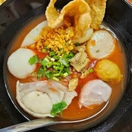 เมนูของร้าน ก๋วยเตี๋ยวลูกชิ้นเซียนปลา -