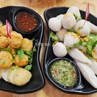 เมนูของร้าน ก๋วยเตี๋ยวลูกชิ้นเซียนปลา -