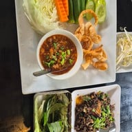 เมนูของร้าน บ้านอิ่มสบาย อาหารเหนือ