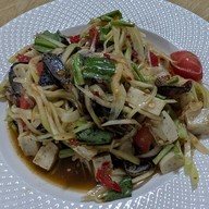 ส้มตำปูหมูยอป้าแขก