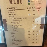 Magic coffee and roaster