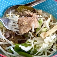 เมนูของร้าน ร้านขนมจีนแม่จันทร์แพร่งนรา