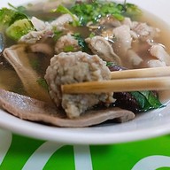 เมนูของร้าน โจ๊กเหล่าซือ(เจ้าเดิมข้างโก๋สะบัดน้ำมัน) หทัยราษฏร์