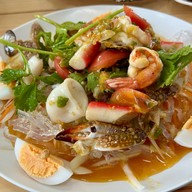 เมนูของร้าน ส้มตำวรากร