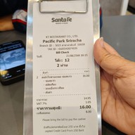 เมนู Santa Fe Steak (ซานตา เฟ่ สเต๊ก) แปซิฟิกพาร์ค ศรีราชา