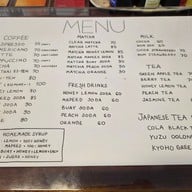 เมนู ogaaad slow bar coffee -