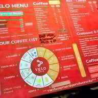 เมนู VELO CAFE เวโล