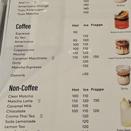 เมนู Shelter Coffee Stand -