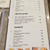 เมนู Shelter Coffee Stand -