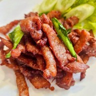 ✨️หมู-เนื้อทอดรสลาบ แซ่บๆ👍 By กินกับซ้อ ✨️