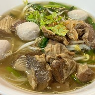 เมนูของร้าน สยามโอชา ก๋วยเตี๋ยวเนื้อตุ๋น-หมูตุ๋น บางแค