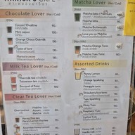 เมนู Marisa’s Cafe (House of Specialty Coffee / Matcha / Cake / Croissant) ถนนสิรินธร