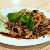 เมนูของร้าน คอหมูย่างคุณยาย -