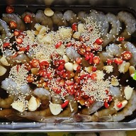 กุ้งแช่แสบปาก กุ้งดองชีอิ๊ว-ย่านสะพานควาย