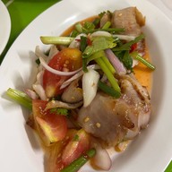 เมนูของร้าน ส้มตำสะพานลอย
