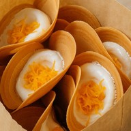 ข้าวหมูทอด ข้าวเนื้อทอด⚡ food court ตลาดไท