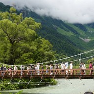 บรรยากาศ Kappa Bridge 河童橋