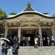 บรรยากาศ namba yasaka shrine
