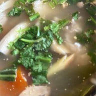 เมนูของร้าน เรือนไทยกุ้งเผา วัดเชิงเลน