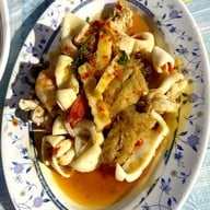 เมนูของร้าน ปรีชา ซีฟู้ด นาจอมเทียน