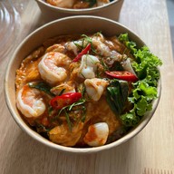 ข้าวไข่ข้น  & กุ้ง แซลมอนดองซีอิ๊ว