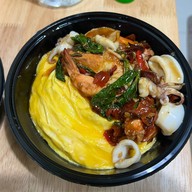 ข้าวไข่ข้น  & กุ้ง แซลมอนดองซีอิ๊ว