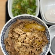 เมนูของร้าน Yoshinoya Toyama Station