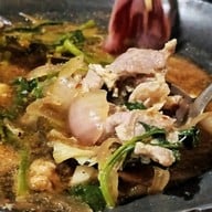เมนูของร้าน ร้านอุบลแจ่วฮ้อน ราชาเหงือกทอด ซอยศาสนา2