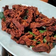 เมนูของร้าน ร้านอุบลแจ่วฮ้อน ราชาเหงือกทอด ซอยศาสนา2