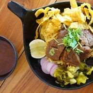 เมนูของร้าน ร้านข้าวซอยบ่อเกลือ