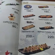 เมนู Sushi Hawa Sushi Hawa