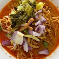 เมนูของร้าน ข้าวซอยคุณดำ ตลาดรามอินทรากม.2