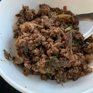 เมนูของร้าน ร้านส้มตำเหนือ ซอยสายลม