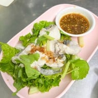 เมนูของร้าน นายตี๋ลูกชิ้นปลากราย 3 รส ทอดมันปลากราย สวรรค์วิถี