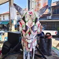 บรรยากาศ ร้านตำยำแซ่บ ตลาดบน  ตลาดบน ตาคลี