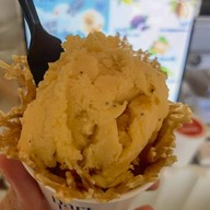 เมนูของร้าน Part-time Gelato ปั๊ม Caltex สุขุมวิท ทางไป IRPC ตรงข้ามซอย2พี่น้อง
