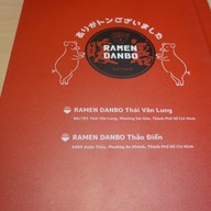 เมนู Ramen Danbo