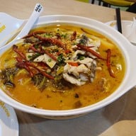 เมนูของร้าน Moyu Meow (ปลาต้มผักกาดดอง) Centerpoint Siam Square