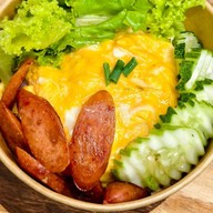ข้าวไข่เจียวบุฟเฟ่ต์ - วัดไทร