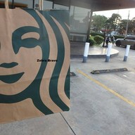 บรรยากาศ Starbucks Shell กาญจนาภิเษก