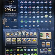 เมนู Lucky BBQ Lotus Mall