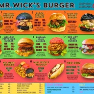 เมนู Mr.wick’s burger