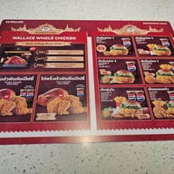 เมนู Wallace นัมเบอร์ วัน พลาซ่า (สาขา ม.รามคำแหง 2)