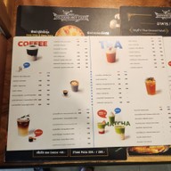 เมนู Beyond Sky cafe .