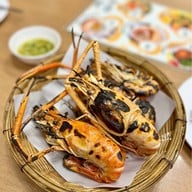 เมนูของร้าน ผ่องพรรณกุ้งเผา ตลาดกลางอยุธยา