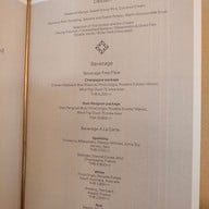 เมนู The Pavilion Restaurant โรงแรมดุสิต ธานี กรุงเทพฯ